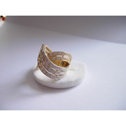 Złoty pierścionek z cyrkoniami id: 52