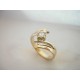 Piękny złoty pierścionek z brylantami! 0.25 ct id: 575