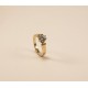 Piękny złoty pierścionek z cyrkonimi swarovskiego! id: 947