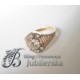 Unikatowy złoty pierścionek z brylantami!! 1.48 CT! id: 1147