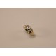 Piękny złoty pierścionek z cyrkonimi swarovskiego kwiat! id: 1441