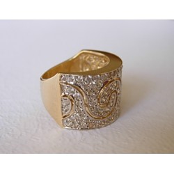 Złoty pierścionek ,,Fala" id: 1481