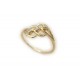 PIĘKNY Złoty pierścionek z cyrkoniami SWAROVSKIEGO id: 1674