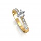 WSPANIAŁY Pierścionek z BRYLANTAMI 0,44 ct -50% id: 1704