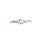 WSPANIAŁY Pierścionek z BRYLANTAMI 0,45 ct
